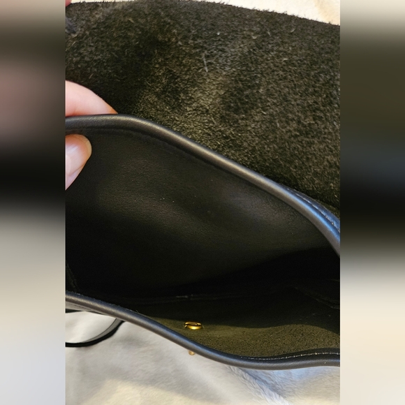 Coach Station crossbody messenger crossbody 1990's Blk Vintage #5130 - Picture 8 of 10